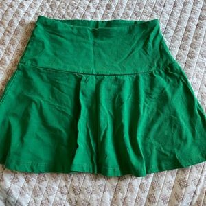H&M Green Cotton Skirt